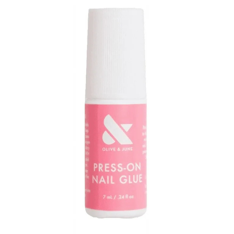 Olive & June Press-on Brush on Nail Glue Bottle, 0.24 fl oz | Walmart (US)