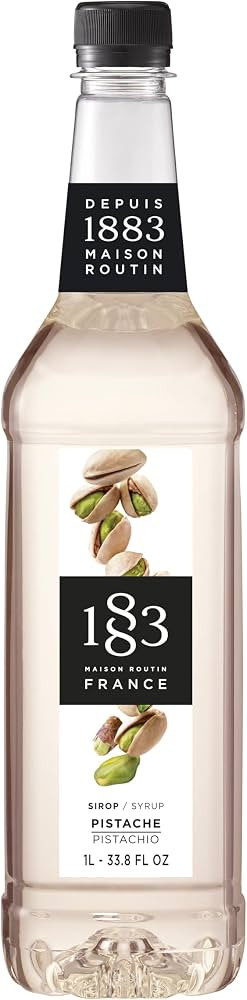 1883 Pistachio Syrup for Drinks, Made in France, 1 Liter Plastic Bottle | Amazon (US)