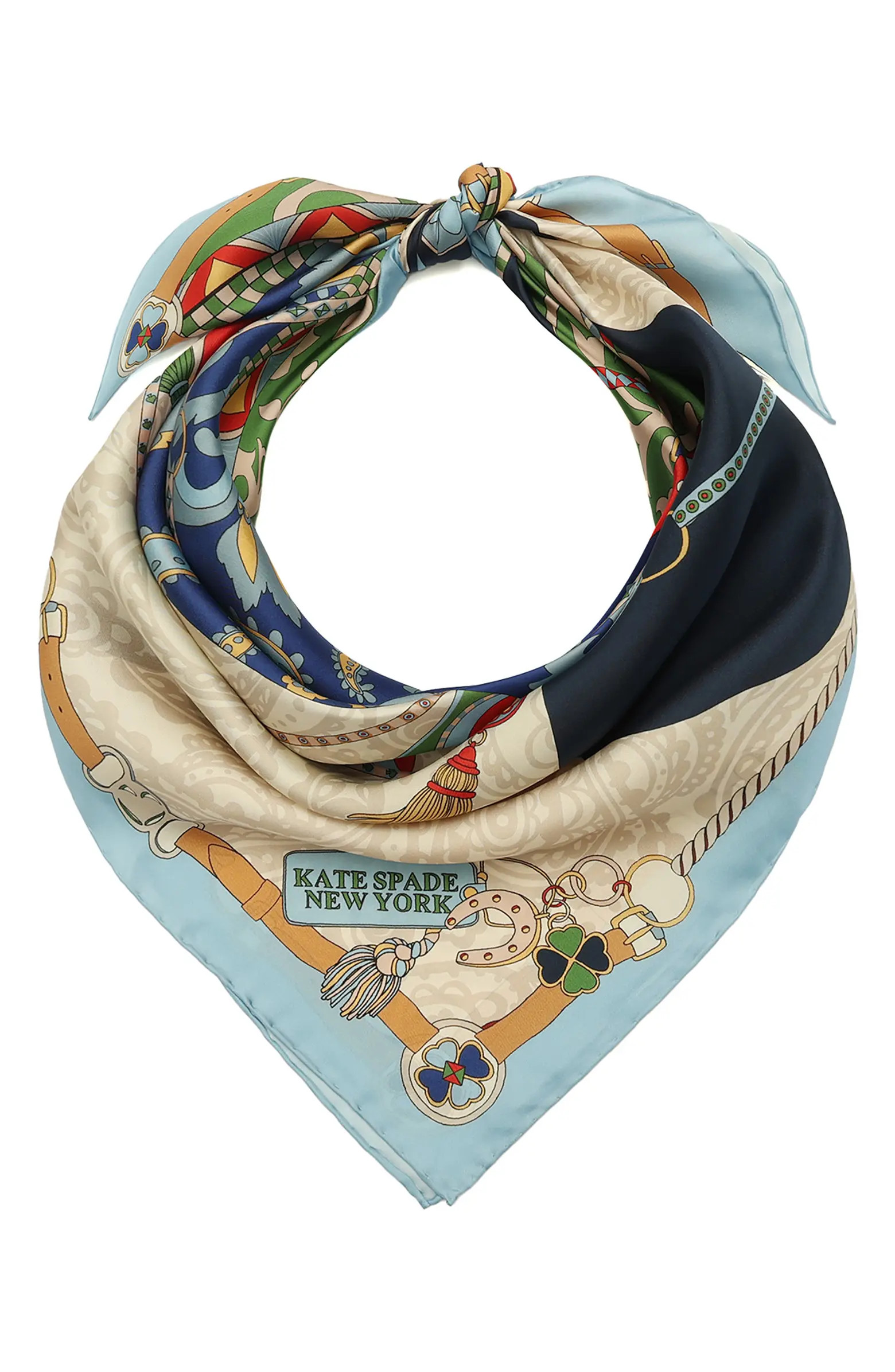Lunar New Year Horse Square Silk Scarf | Nordstrom