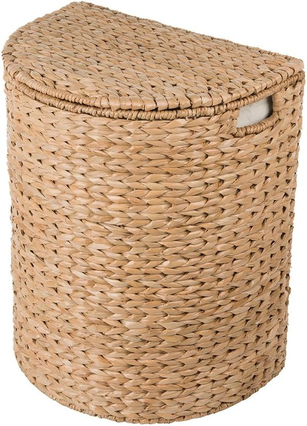 Kouboo Sea Grass Half Moon Basket with Removable Liner, Natural Color Laundry Hamper, One Size, B... | Amazon (US)