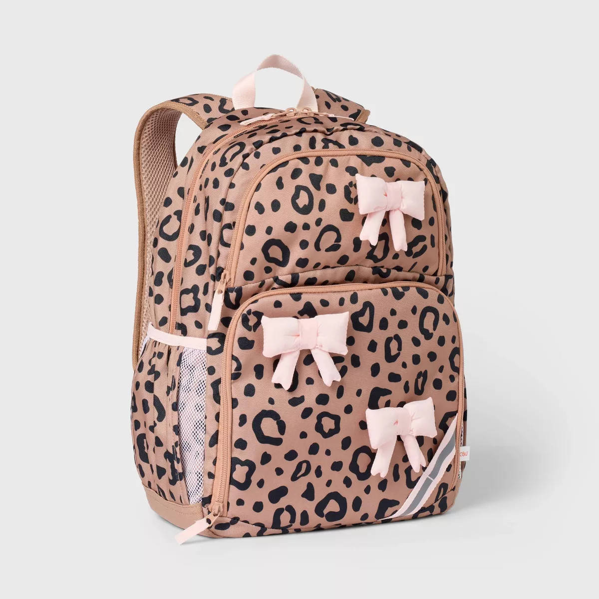 Kids' 17'' Classic Backpack - Cat & Jack™ Leopard: Bookbag with Sternum Strap | Target