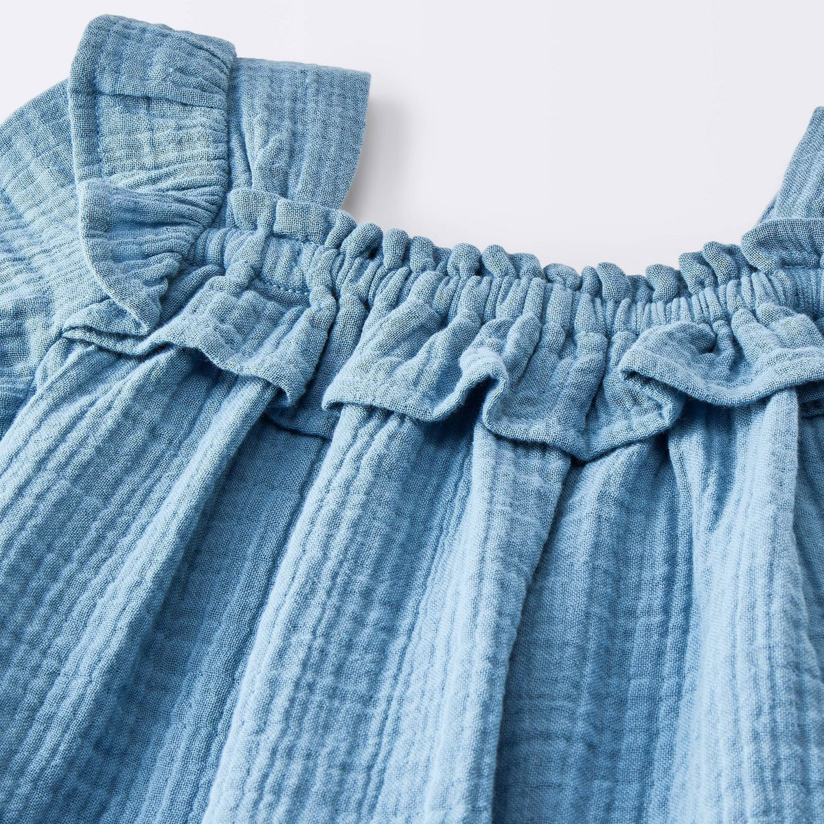 Baby Girls' 2pc Gauze Long Sleeve Top and Bloomer Set - Cloud Island™ Blue | Target