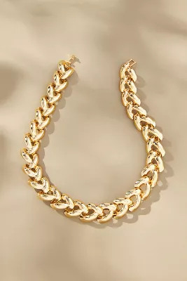 Puffy Link Chain Necklace | Anthropologie (US)