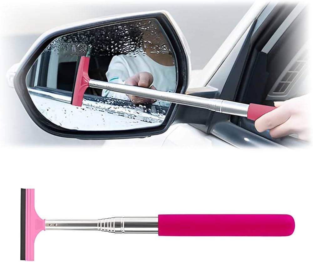 8sanlione Car Rearview Mirror Wiper, American Flag Telescopic Auto Mirror Squeegee Cleaner, Glass... | Amazon (US)