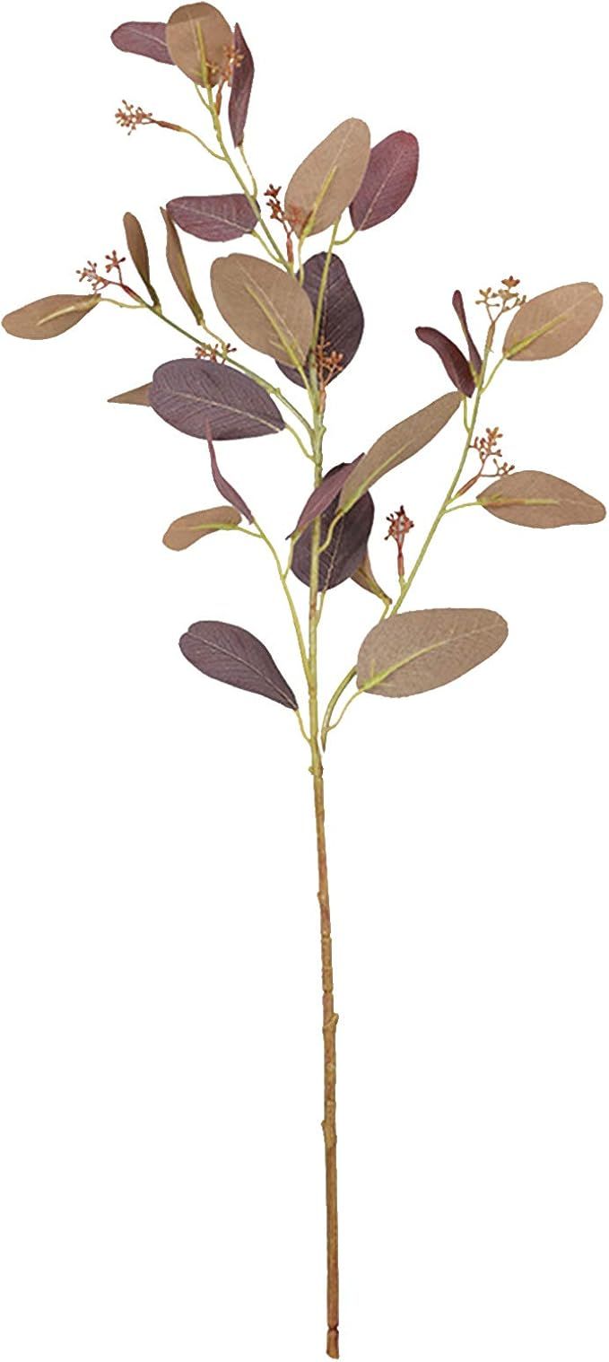 Meideli Artificial Leaves Multi-Purpose Bright-Colored Faux Silk Flower Simulation Eucalyptus Lea... | Amazon (US)