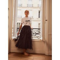 Black Tulle Maxi Skirt | Mint Velvet