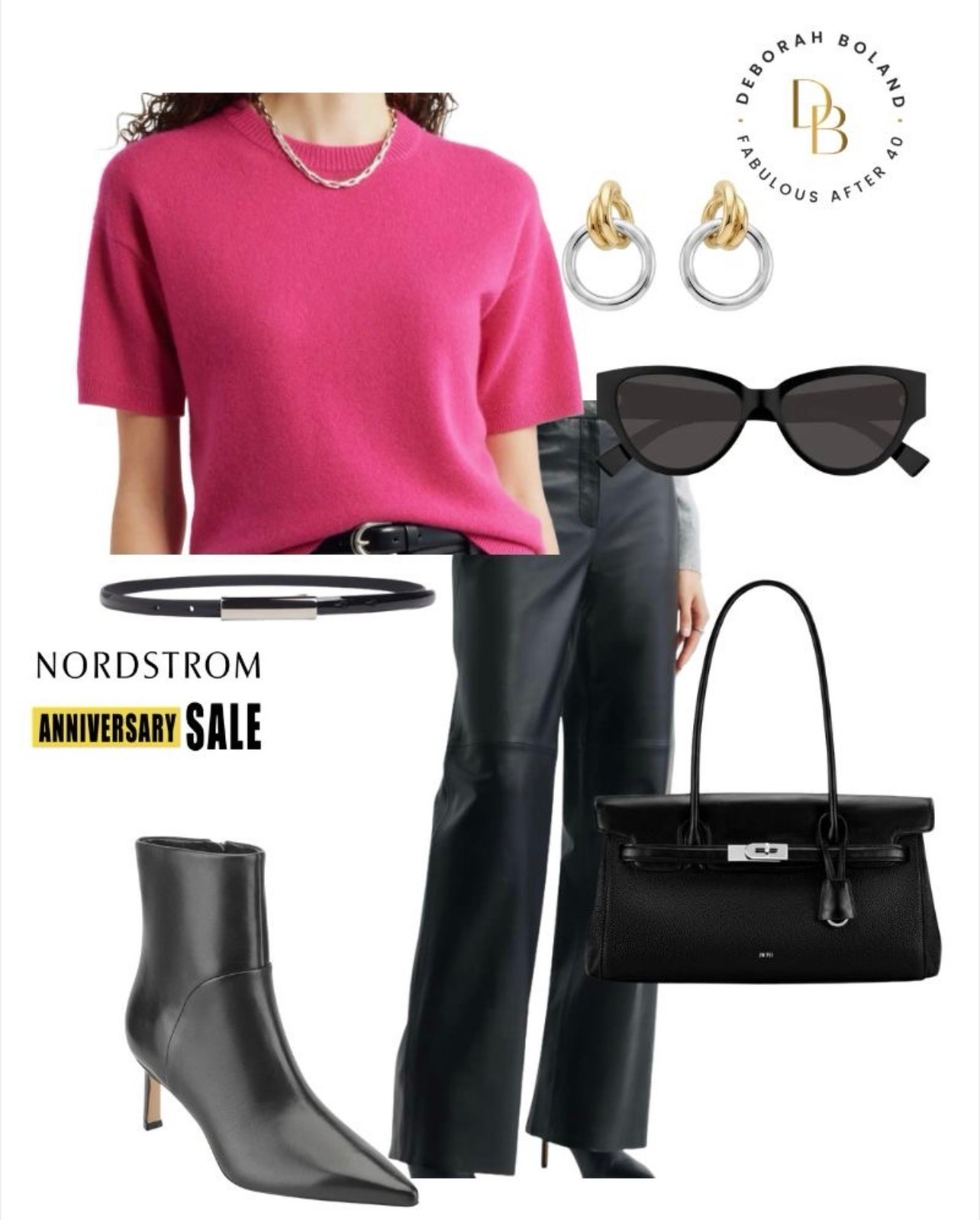 Add a pop of pink to your Fall wardrobe with this short sleeve sweater top.

#LTKSeasonal #LTKOver40 #LTKSaleAlert