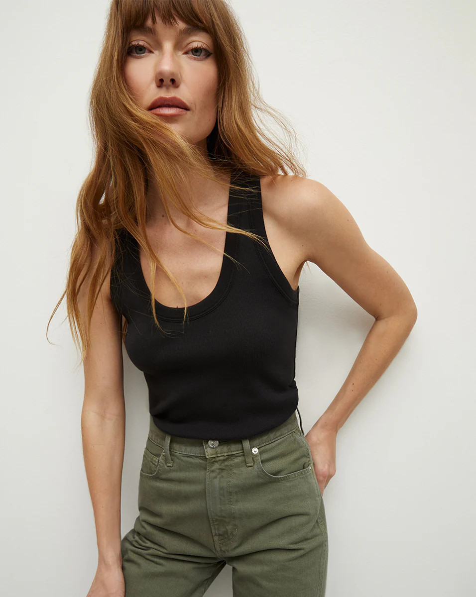 Birke Scoopneck Tank | Veronica Beard