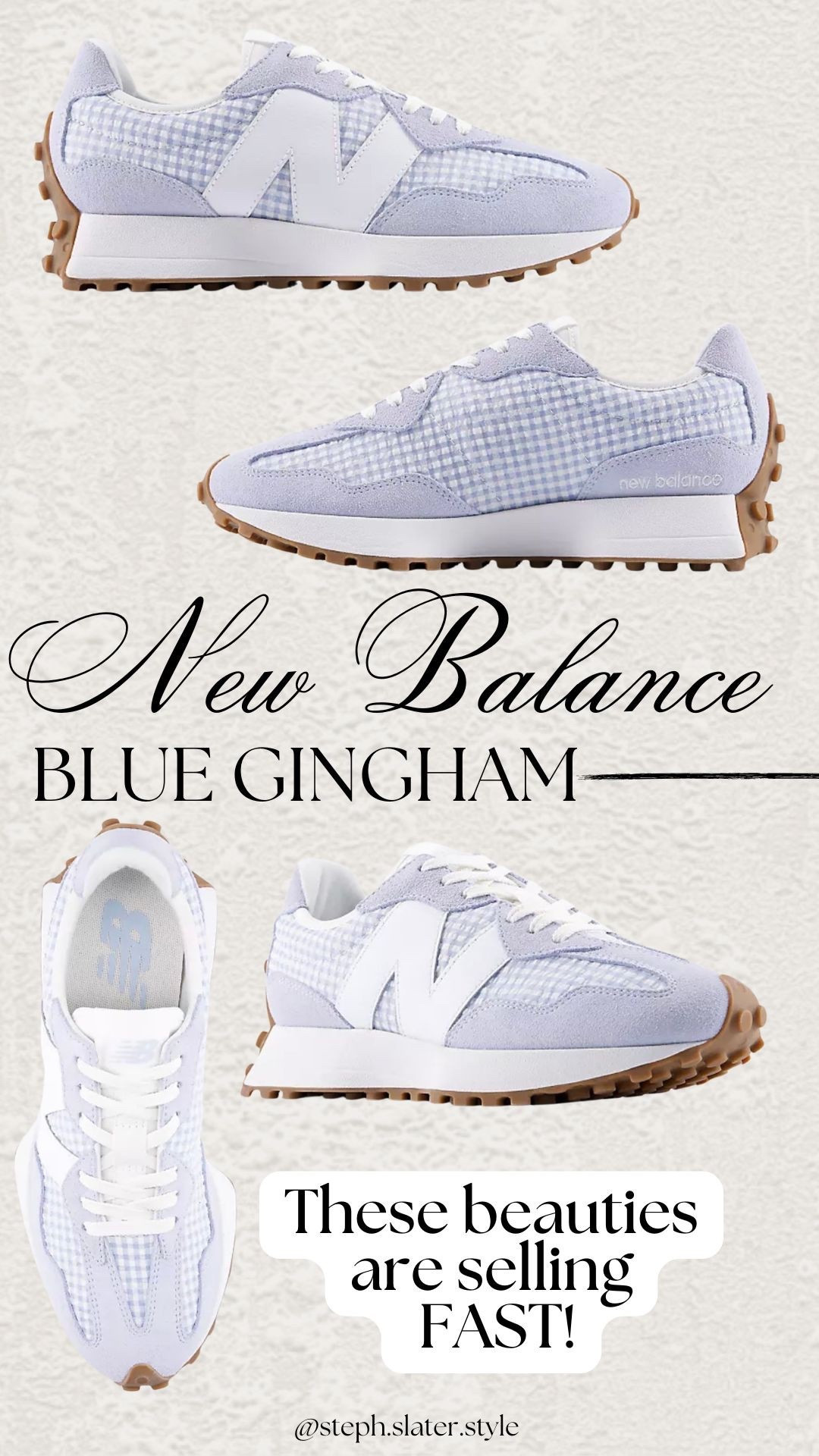 Oxford blue New Balance sneakers that are selling out quick! The perfect spring sneaker  

#LTKOver40 #LTKSeasonal