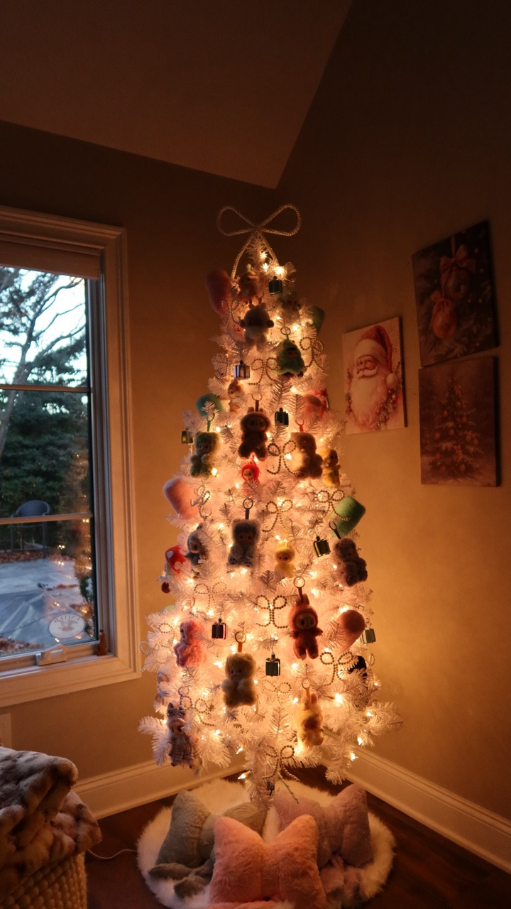 The @popmart_us obsession is real 😍 
Tis the season for a Labubu tree 🎄❄️🤣
#labubu #popmartglobal#LTKCyberWeek

#LTKHoliday #LTKGiftGuide