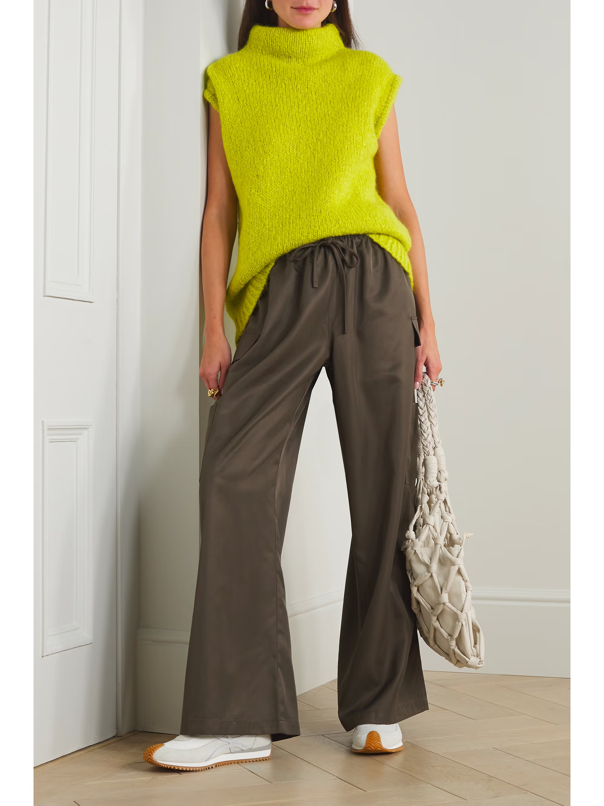 Ethan satin wide-leg cargo pants | NET-A-PORTER (UK & EU)