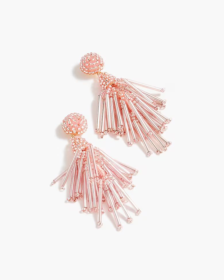 Beaded tassel earrings | J.Crew Factory