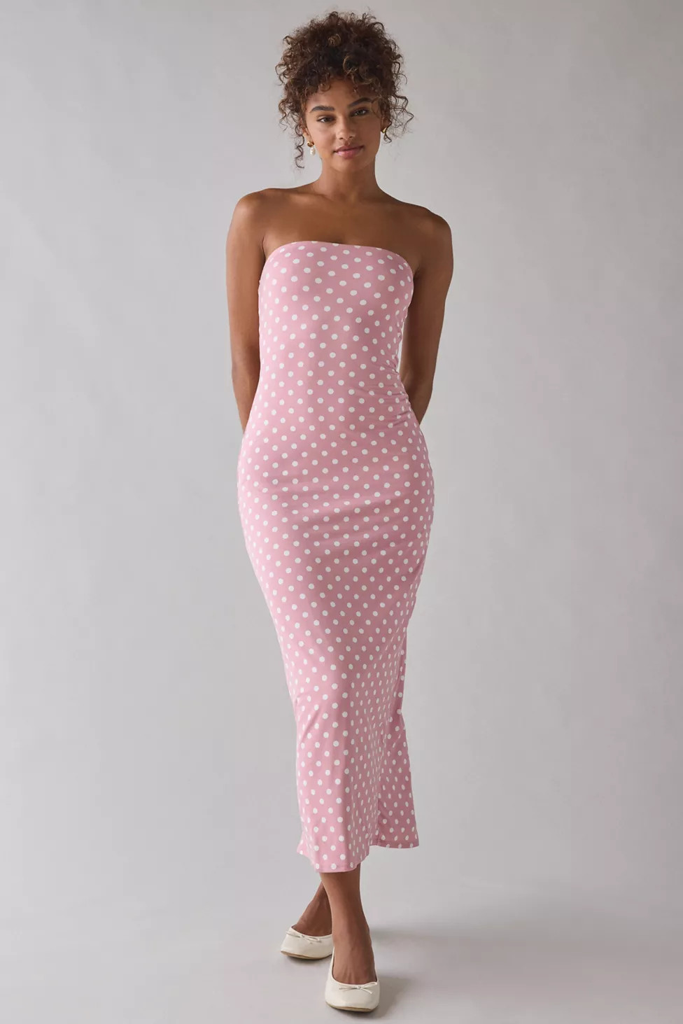UO Nora Jersey Knit Tube Midi Dress | Urban Outfitters (US and RoW)
