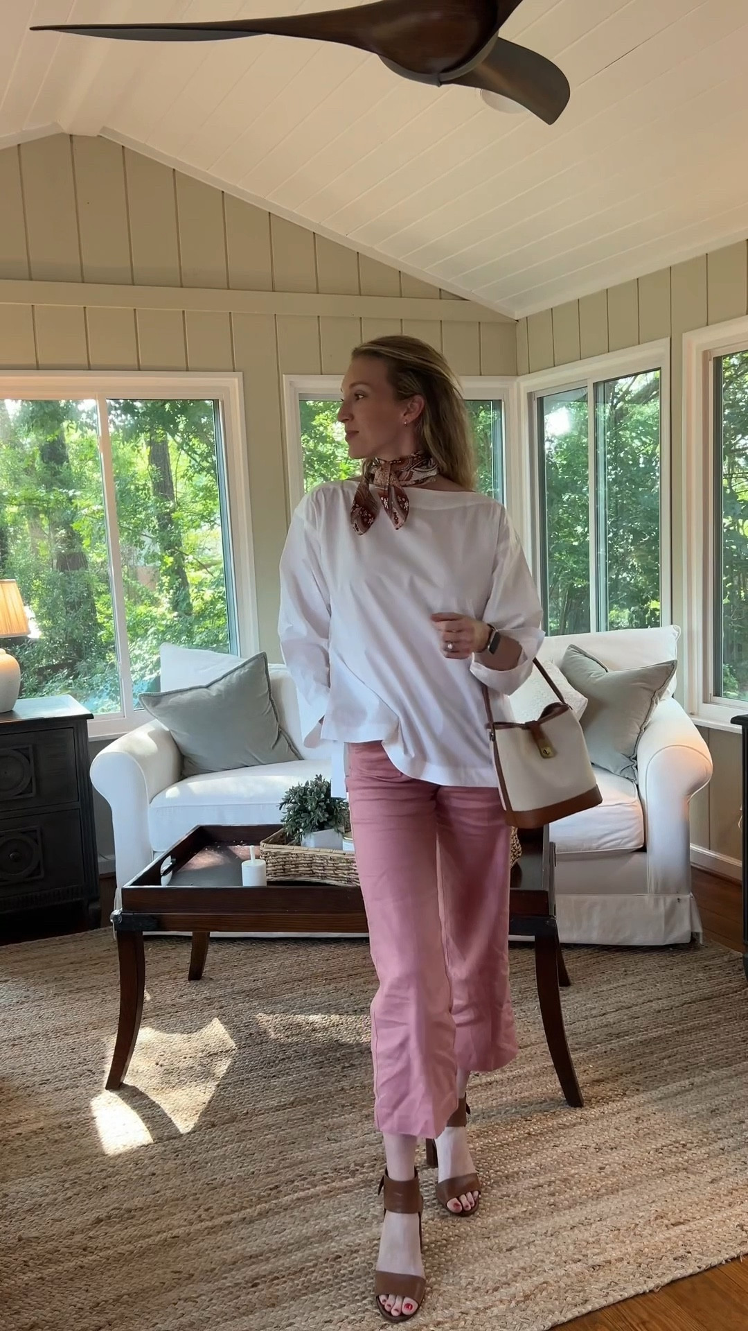 Summer outfit of the day for the office!

This top is on super sale at @J.Crew and comes in several colorways. Loving the neckline, side buttons, and the many ways it can be styled!! It also comes with a detachable waist tie. 

Living for lightweight pieces like this these days. 

#outfitideas #outfitinspo #officeoutfit #officelook #summerofficewear #outfitoftheday 

#LTKSummerEdit #LTKSeasonal #LTKStyleTip