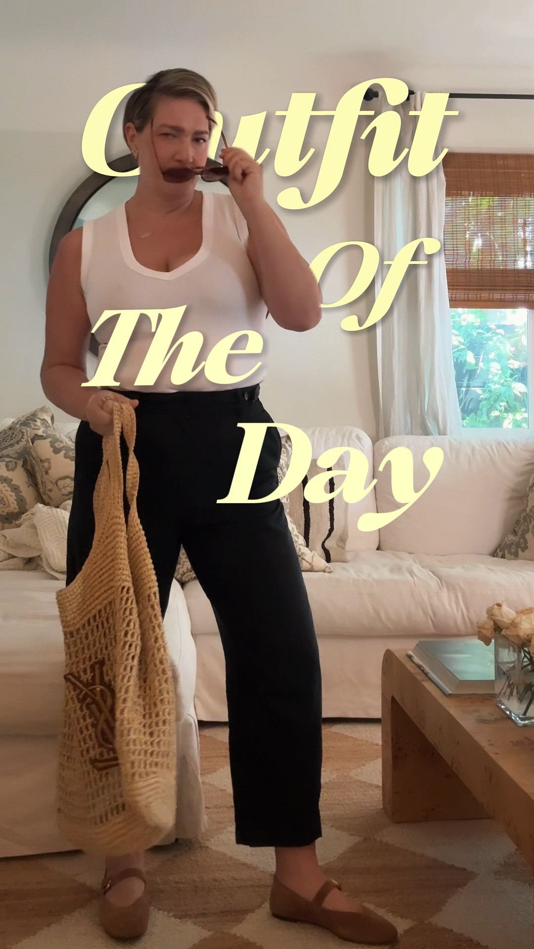 From one overthinker to another… a Simple black trousers and a white tank. Don’t over complicate your everyday looks. You can always spice it up with accessories but for me, I always go back to basics  

#LTKdayinmylife #LTKxMadewell #LTKootd