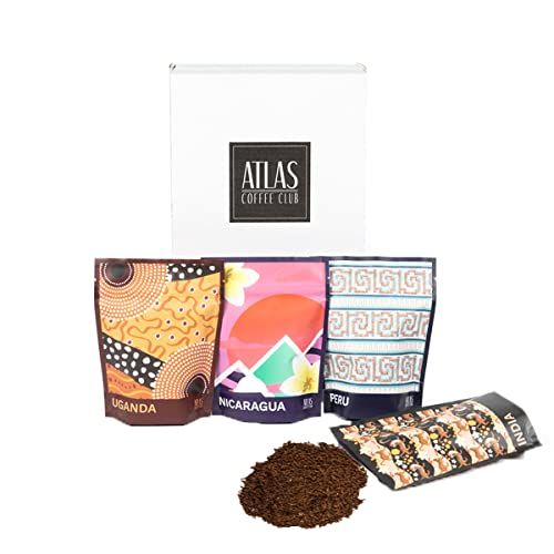 Atlas Coffee Club World of Coffee Sampler | Gourmet Coffee Gift Set | 4-Pack Variety Box of the W... | Amazon (US)