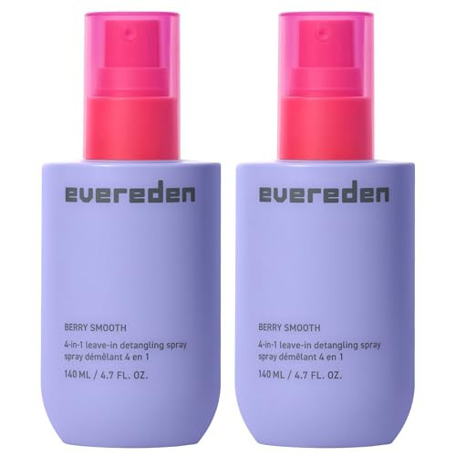 Evereden Kids Detangler Spray: 4-in-1 Leave-In Hair Spray | Detangle, Moisturize & Strengthen| Easily Tackle Even the Toughest Knots | Clean & Vegan All types of Hair Product for Kids | Pack of 2 | Amazon (US)