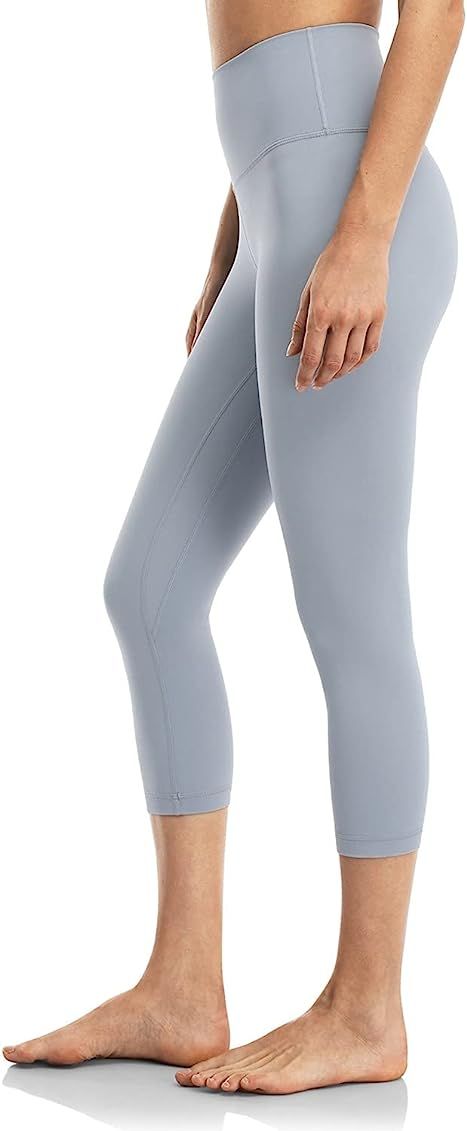 HeyNuts Hawthorn Athletic Essential II High Waisted Yoga Capris Leggings, Workout Cropped Pants 21'' | Amazon (US)