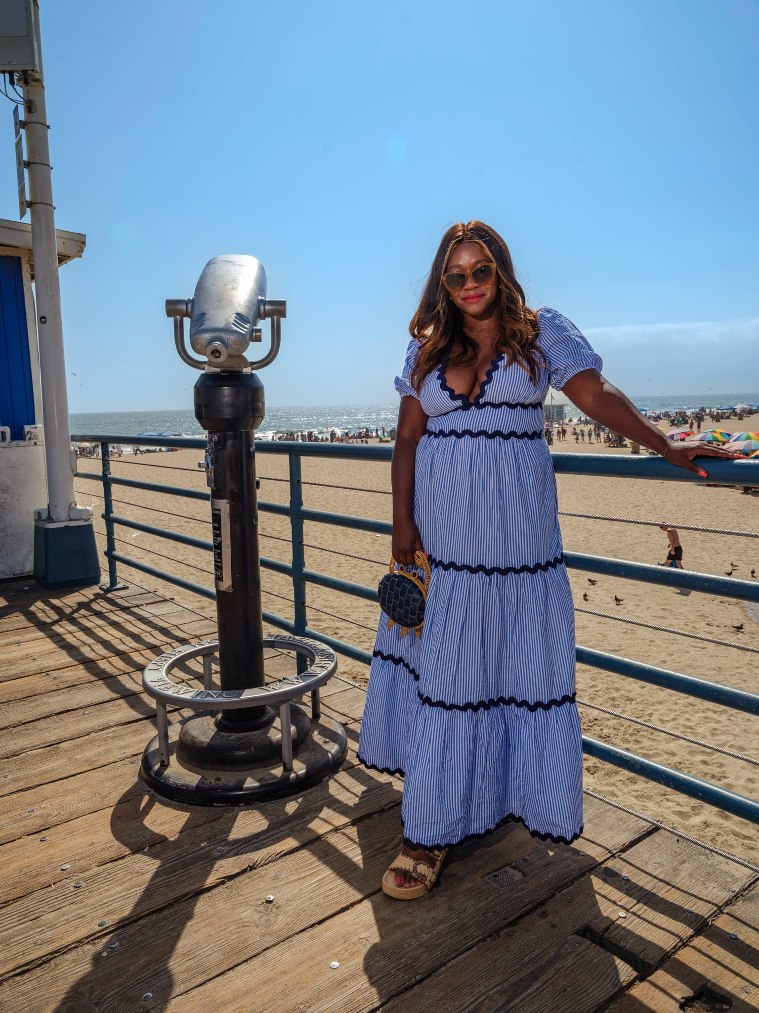New Sail to Sable X Style Charade drop just launched! Size up if you’re busty. 

Blue striped dress / vacation outfit idea

#LTKSeasonal #LTKMidsize