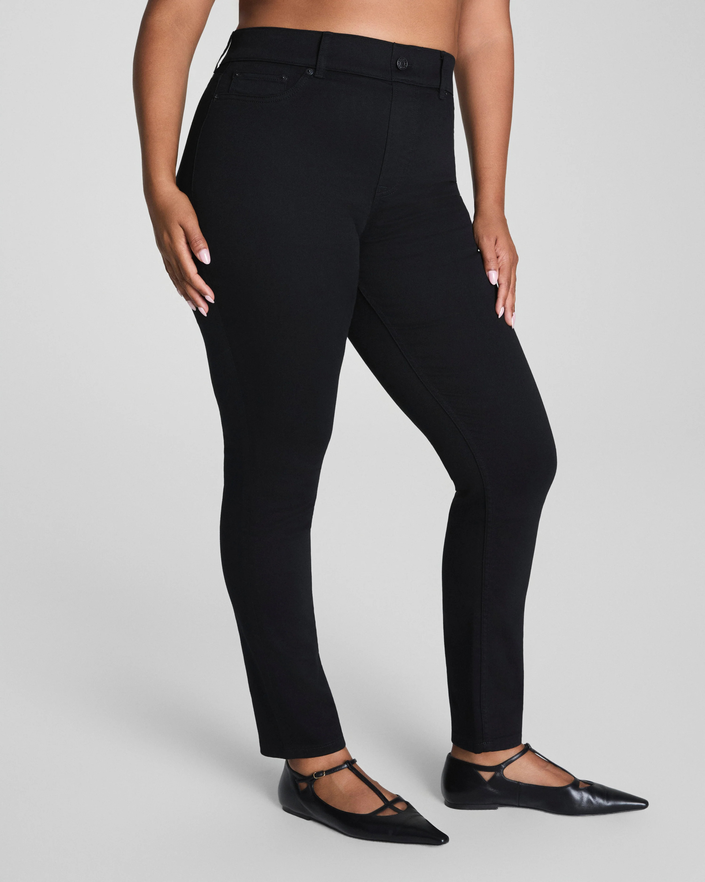 High-Rise Ankle Skinny Jeans with Tummy Control | SPANX | Spanx