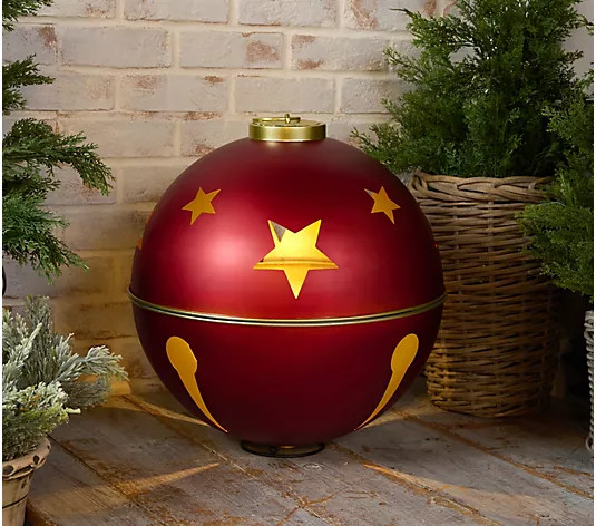 18" Indoor/Outdoor Illuminated Jingle "Belle" by Kim Gravel | QVC
