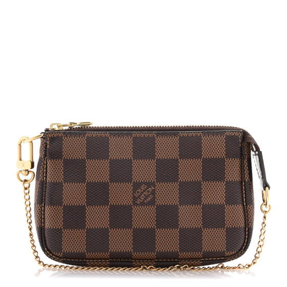 Damier Ebene Mini Pochette Accessories | FASHIONPHILE (US)