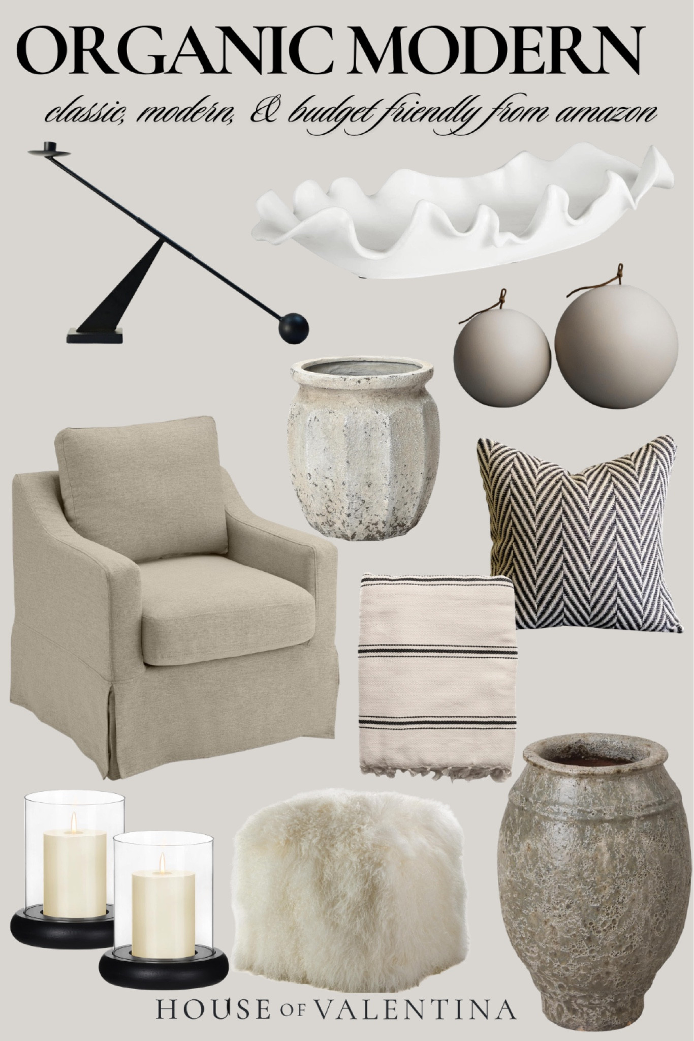 eekk! Guys! If you love an organic, modern, and relaxed vibe... Amazon has it ALL! I've rounded up a few items I love that will bring a modern, organic look to your home. Perfect for adding a touch of elegance.

#LTKSeasonal #LTKHome #LTKSaleAlert