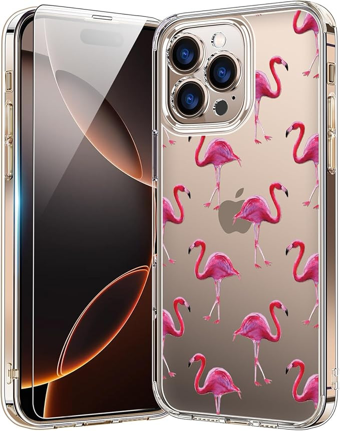 bicol for iPhone 16 Pro Max Case with Screen Protector, Enhanced Camera Protection, Crystal Clear... | Amazon (US)