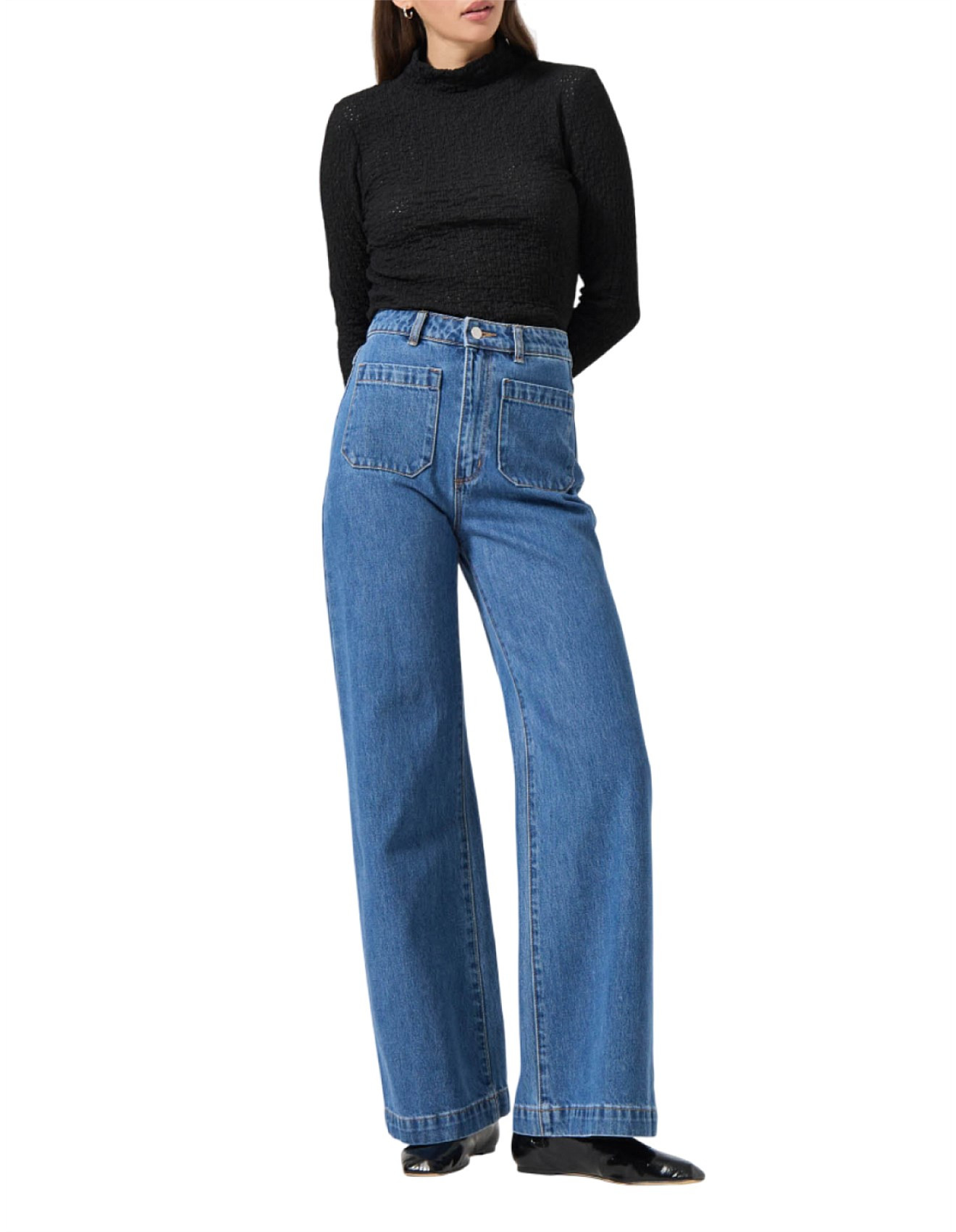 Sailor Jean Long Jean Ashley Blue | David Jones (Australia & New Zealand)