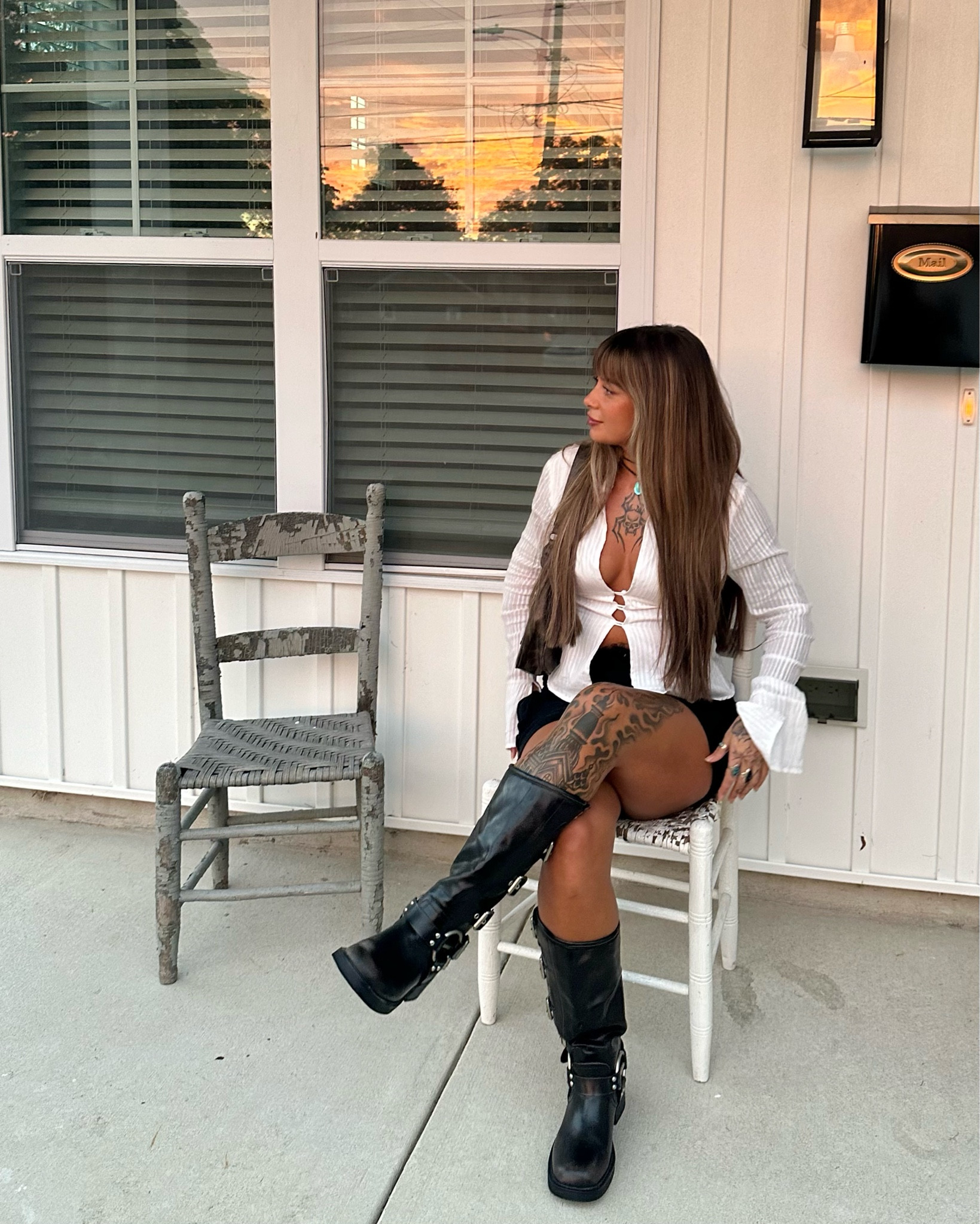 Shirt is a size 8 - should’ve sized down though, I’m usually a 6 in Princess Polly
Skirt is a medium

#ootd #style #styleinspo 

#LTKShoeCrush #LTKStyleTip #LTKSeasonal