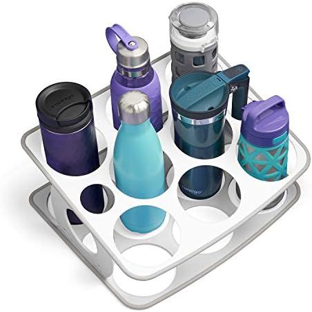 YouCopia BottleStand Travel Mug and Water Bottle, One Size (Pack of 1), White | Amazon (US)