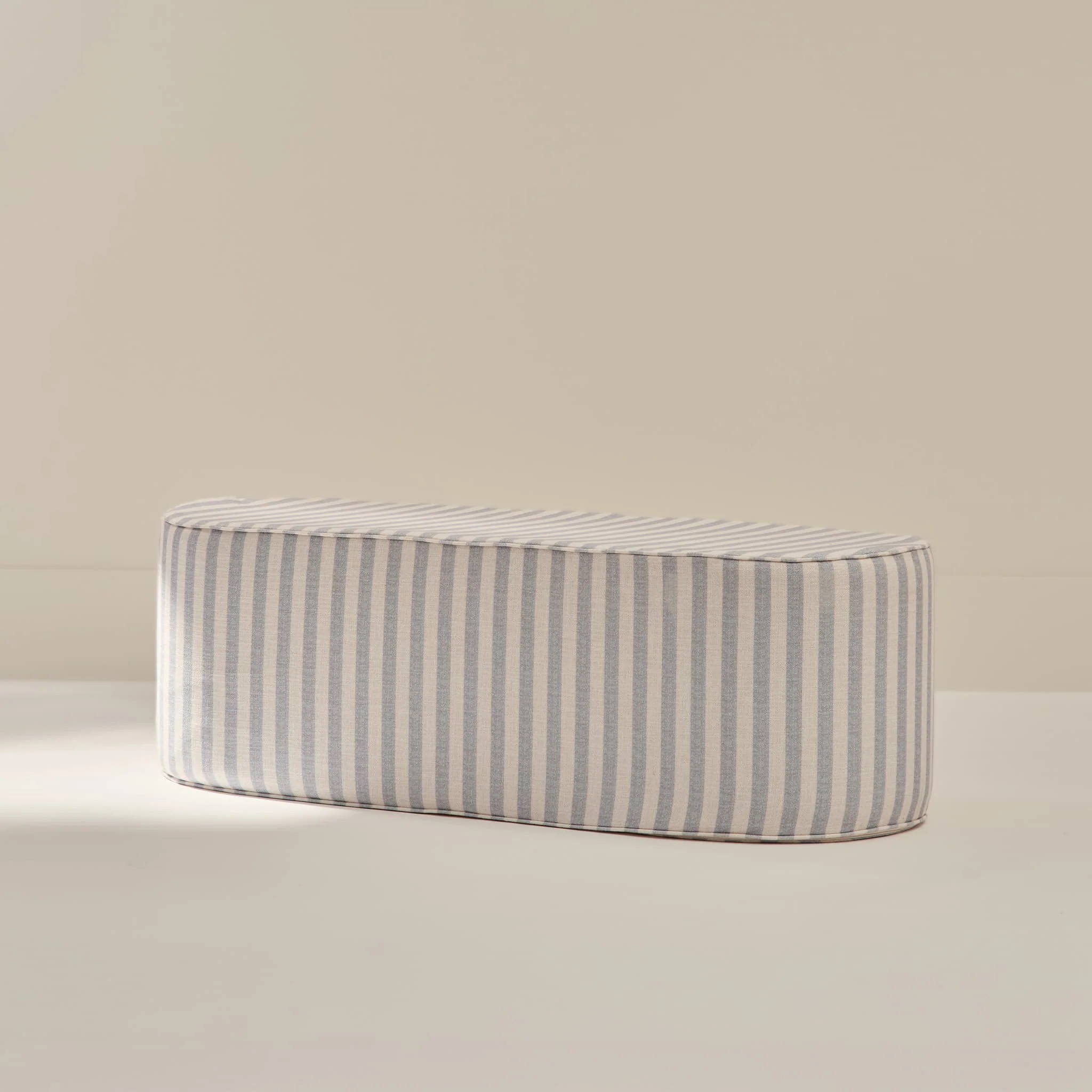 Blue Striped Coffee Table | Bennett in Coconut & Stone | House of Noa | House of Noa