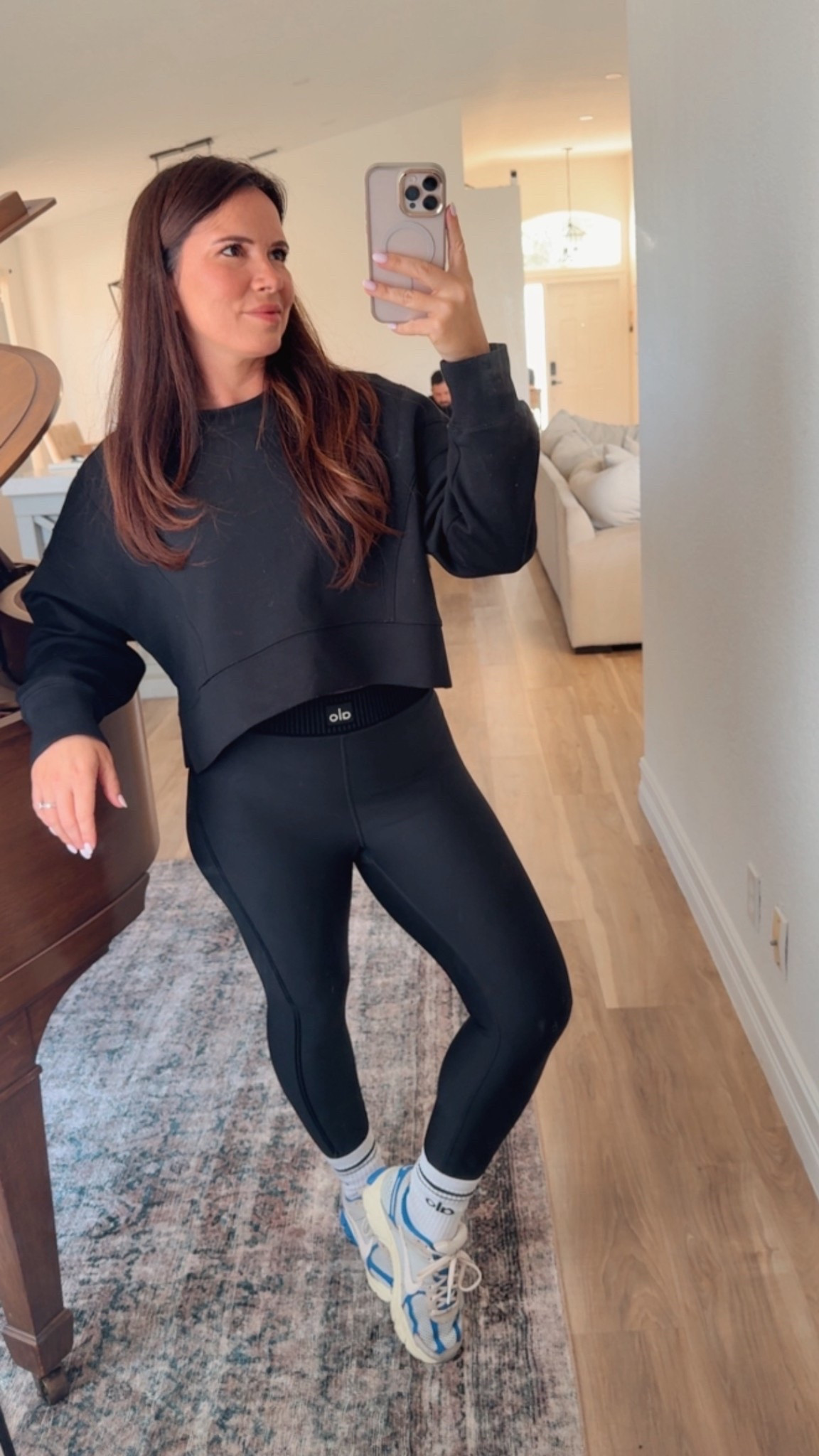 These leggings are my go to!! Wearing the 7/8 length which is perfect for petites like me. The sweater is old from Abercrombie, but linked similar styles (on sale!)
Nike sneakers are sooo comfortable and comes in different colors! runs tts

Alo. Petite style. sale alert. OOTD. 

#LTKfitnessgoals #LTKPetite #LTKActive