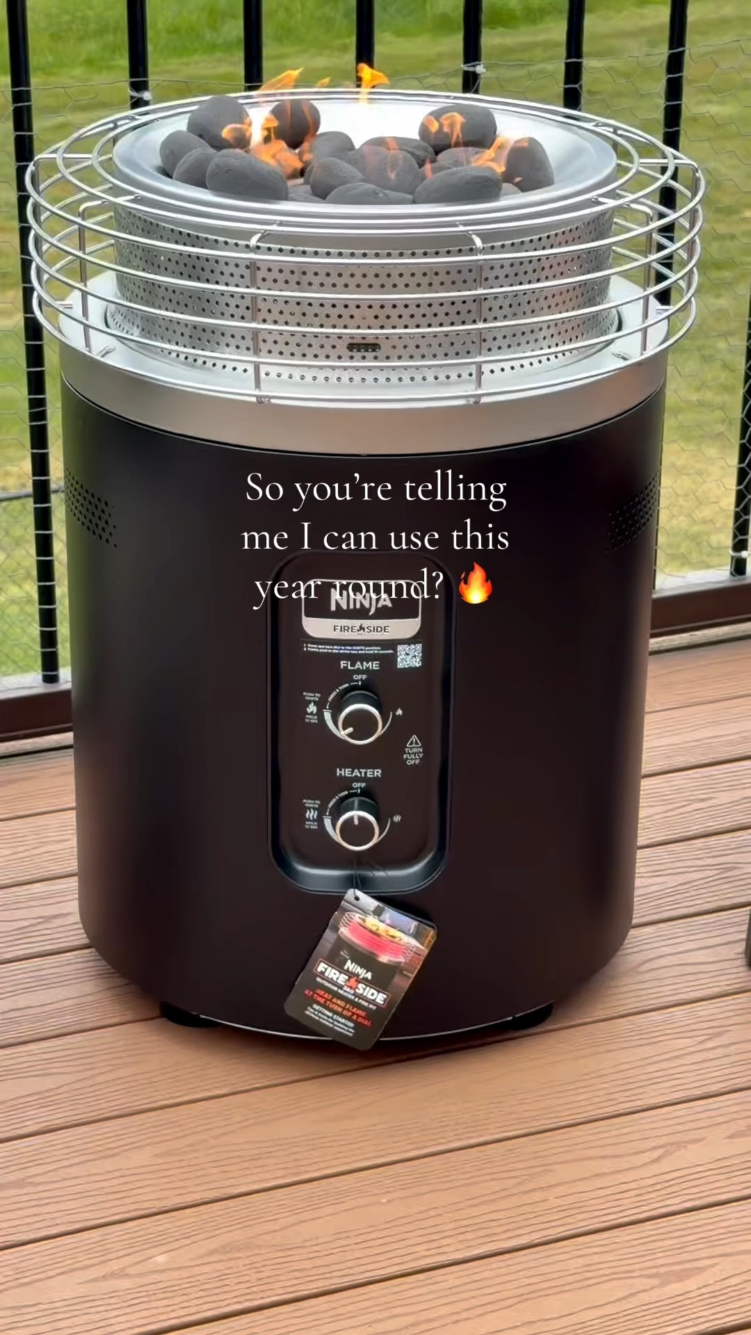Year round use! Smokeless fire pit & 360🔥
heater! Ninja Fireside 360 #ninjafireside360 #firepit #summermusthaves #smokeless #heater

#LTKHome #LTKSeasonal #LTKselfcare
