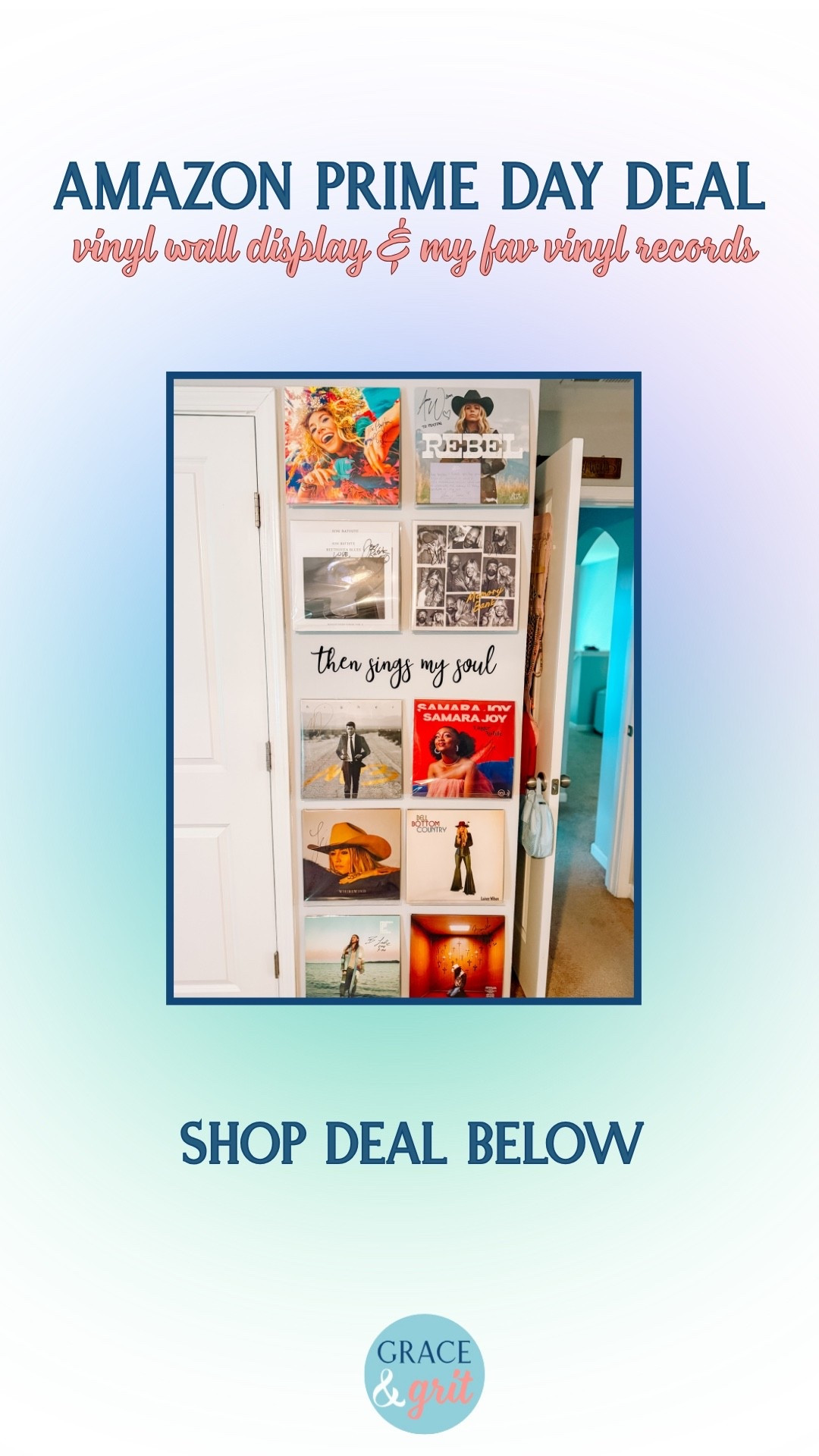 Vinyl Wall Display Organizer #PrimeDayDeals 

#LTKSaleAlert