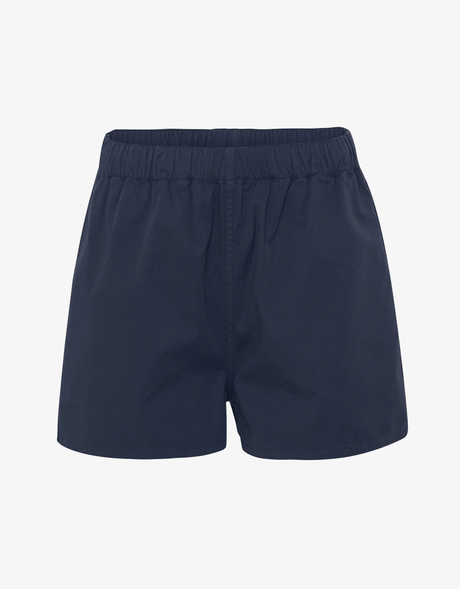 Women Organic Twill Shorts - Navy Blue | Colorful Standard