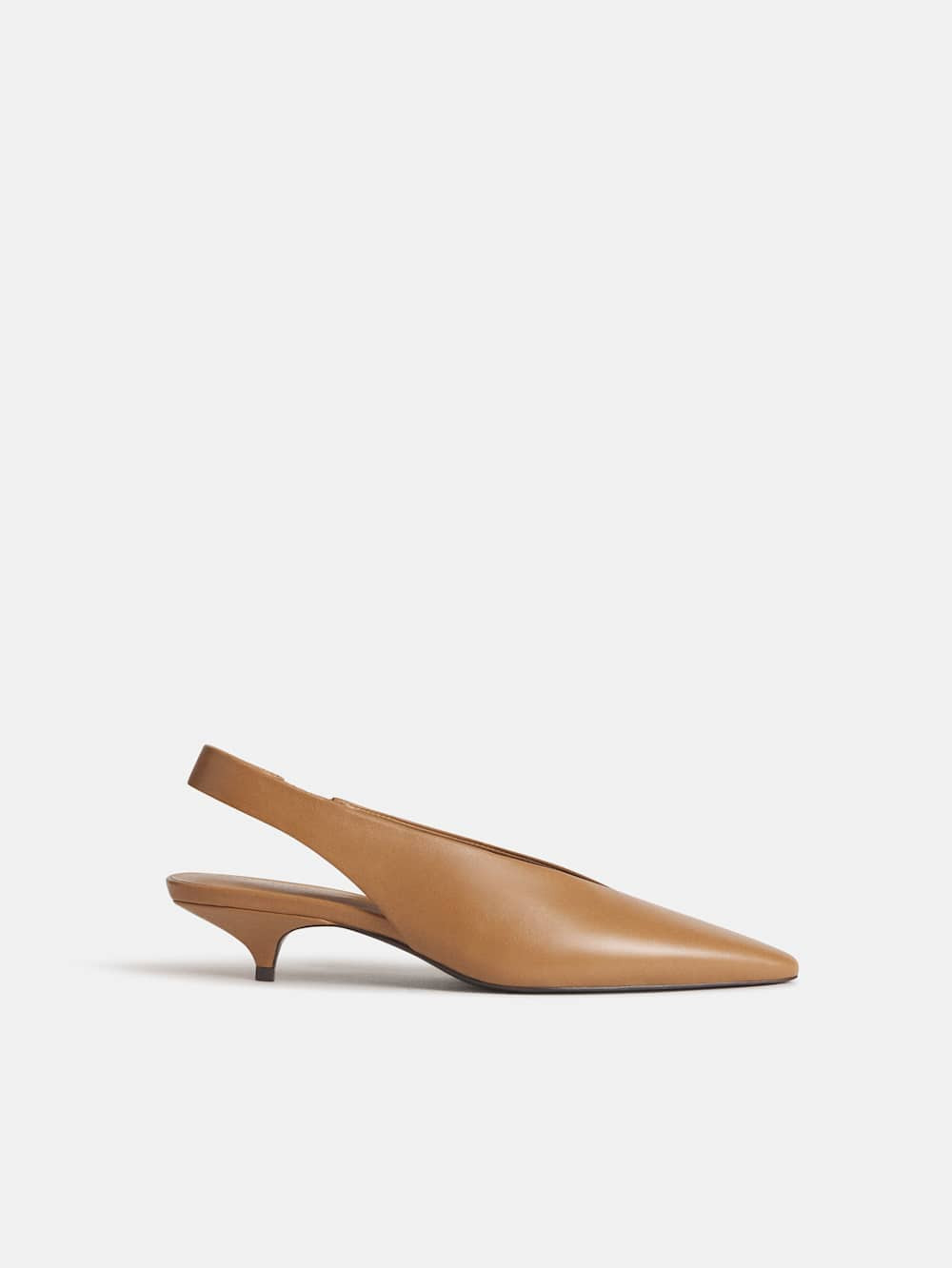 Reformation Calista Slingback Heel Brown 6 | Reformation (Global)