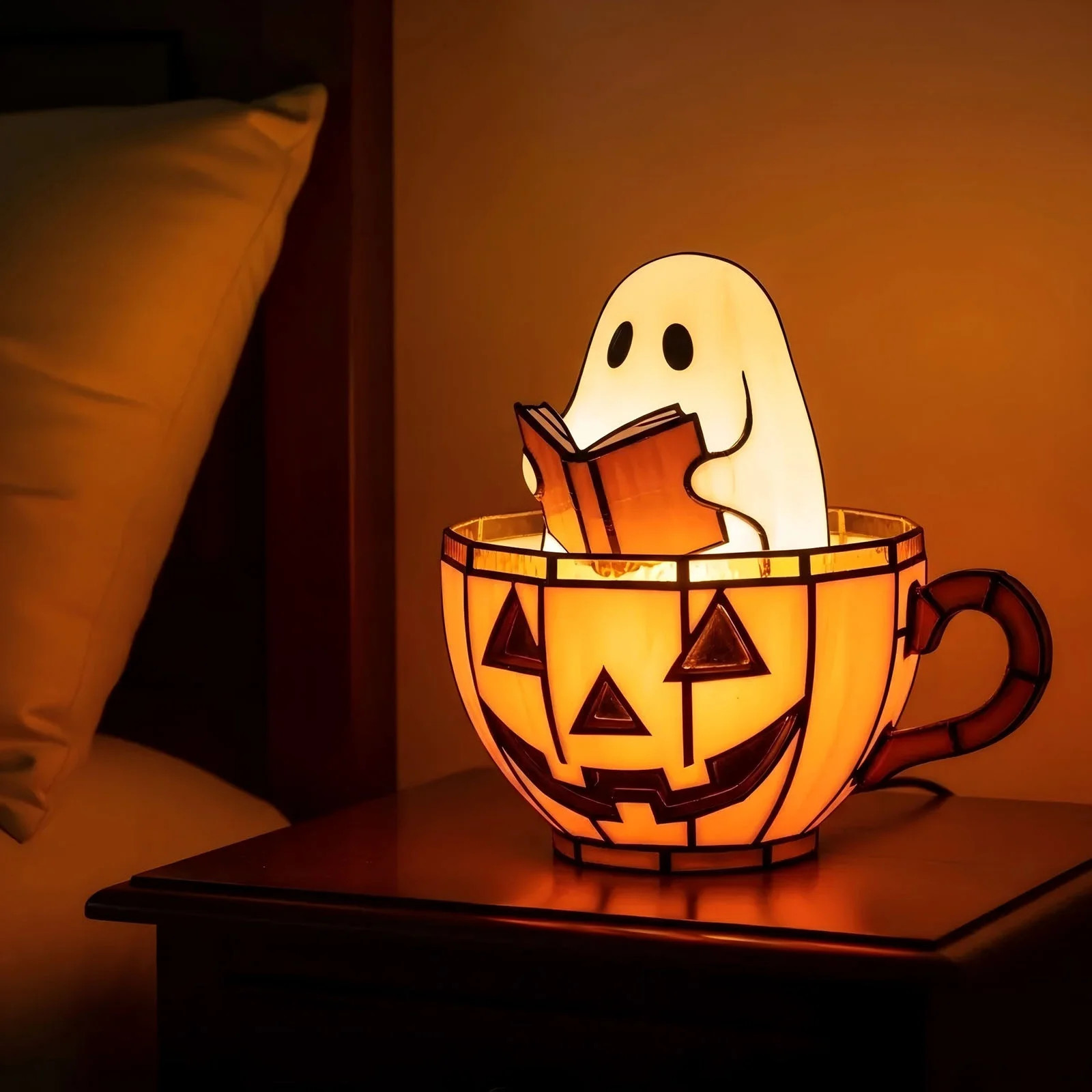 LWVITH Ghost Bubble Bath Lamp Halloween Bathroom Decor, Bathtub Ghost Night Lights, 3D LED Indoor... | Walmart (US)