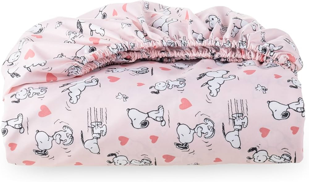 Berkshire Blanket Peanuts® Fitted Sheet Queen Size, Cute Character Snoopy Microfiber Sheet with ... | Amazon (US)