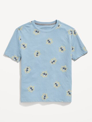 Softest Printed Crew-Neck T-Shirt for Boys | Old Navy (US)