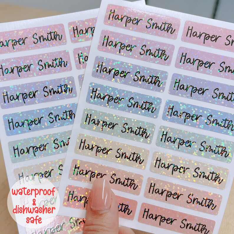Kids Name Stickers, Daycare Name Labels, Preschool Name Labels, Waterproof Name Labels, Back to S... | Etsy (US)