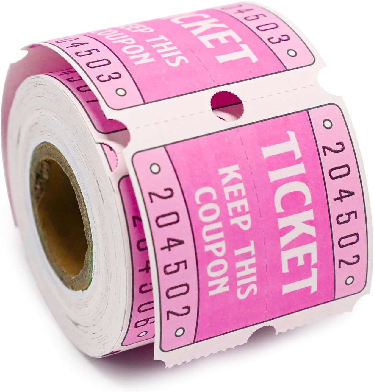 DGBDPACK 250 Pairs 50/50 Double Roll Raffle Tickets, Pink | Amazon (US)