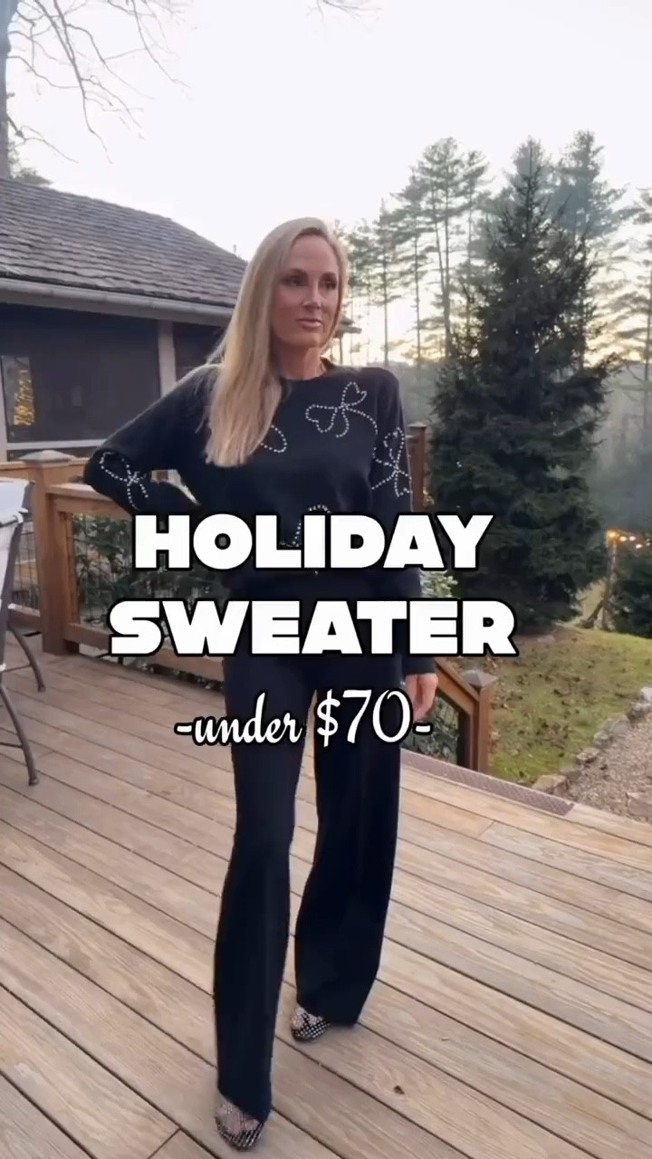 11/29/25 Love love love this holiday sweater!!😍✨

sweater dress 
holiday party outfit
Holiday dress
Thanksgiving outfit
Amazon fashion
Target outfit 
Gifts 
90s outfit 
Quiet luxury 
Oversized Blazer
Chunky earring
capsule wardrobe
basics
workwear
curvy outfits 
Airport outfit
Travel outfit
neutral outfits
minimal style
cozy loungewear
wedding guest dress
occasion dresses
little black dress
wide leg trousers
Tall Boots
Over the knee boots
Booties
Western boots 
Gift guide 
Gift idea 
Dark denim 
#LTKHalloween









#LTKParties


#LTKStyleTip



#LTKShoeCrush
#LTKItBag



#LTKFamily
#LTKwedding 

#LTKGiftGuide #LTKHoliday #LTKSeasonal #LTKActive #LTKU #LTKOver40 #LTKHome #LTKSaleAlert #LTKMidsize #LTKFindsUnder50 #LTKFindsUnder100 #LTKBeauty #LTKWorkwear #LTKTravel #LTKBaby #LTKBump #LTKKids #LTKFindsUnder50 #LTKOver40 #LTKBeauty