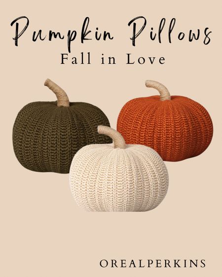 Fall is almost here and these pumpkin pillows are so cozy. 

#LTKunder50 #LTKhome #LTKSeasonal