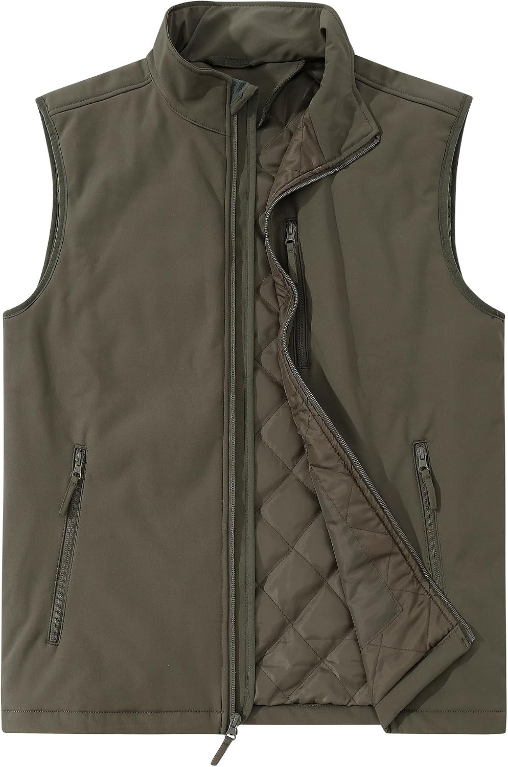 Outdoor Ventures Men's Golf Vest Outerwear Quilted Casual Lightweight | Amazon (US)