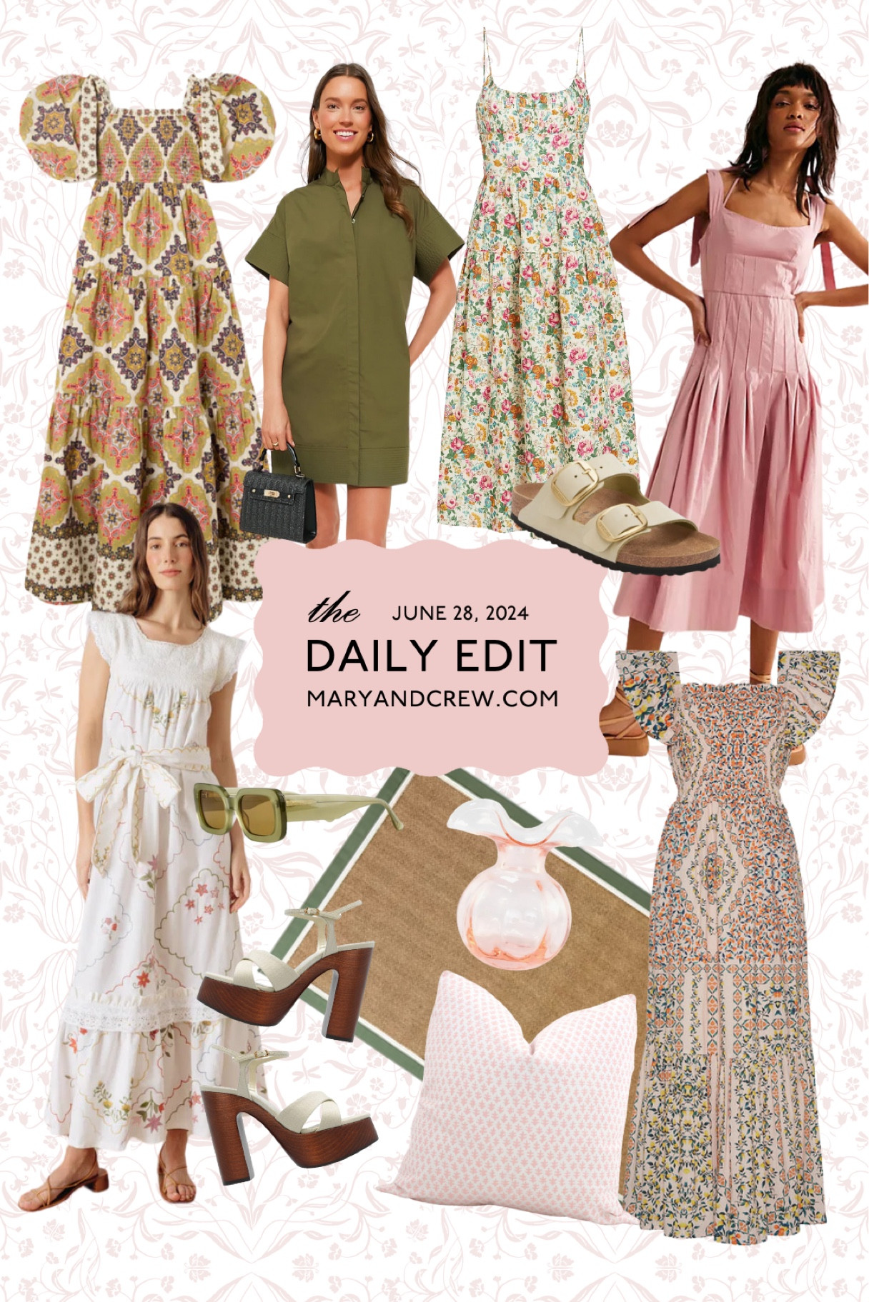 Daily edit 6.28.24


Wedding guest dress, spring dress, heels, sandals, jeans, travel outfit, graduation dress, swim, bathing dress, resort, midi dress, maxi dress, white dress, vacation outfit, spring outfits, summer outfit, classic style, preppy style, elegant style, Tuckernuck, Boden, j.crew, Anthropologie, j.McLaughlin, sezane



#LTKTravel #LTKStyleTip #LTKSummerSales