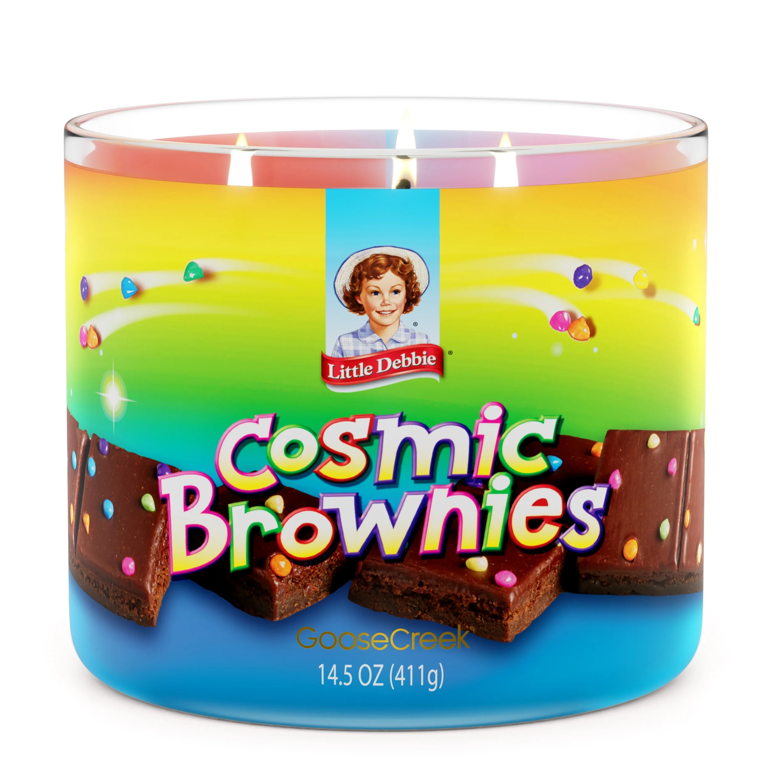 Goose Creek 3-Wick Little Debbie Cosmic Brownies Scented Jar Candle, 14.5oz. | Walmart (US)