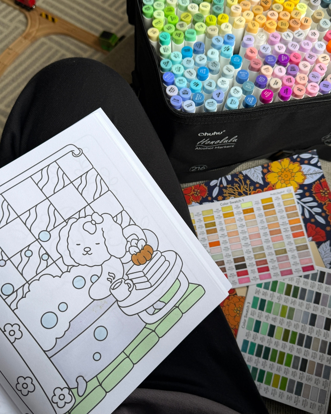 Analog hobby, colouring
