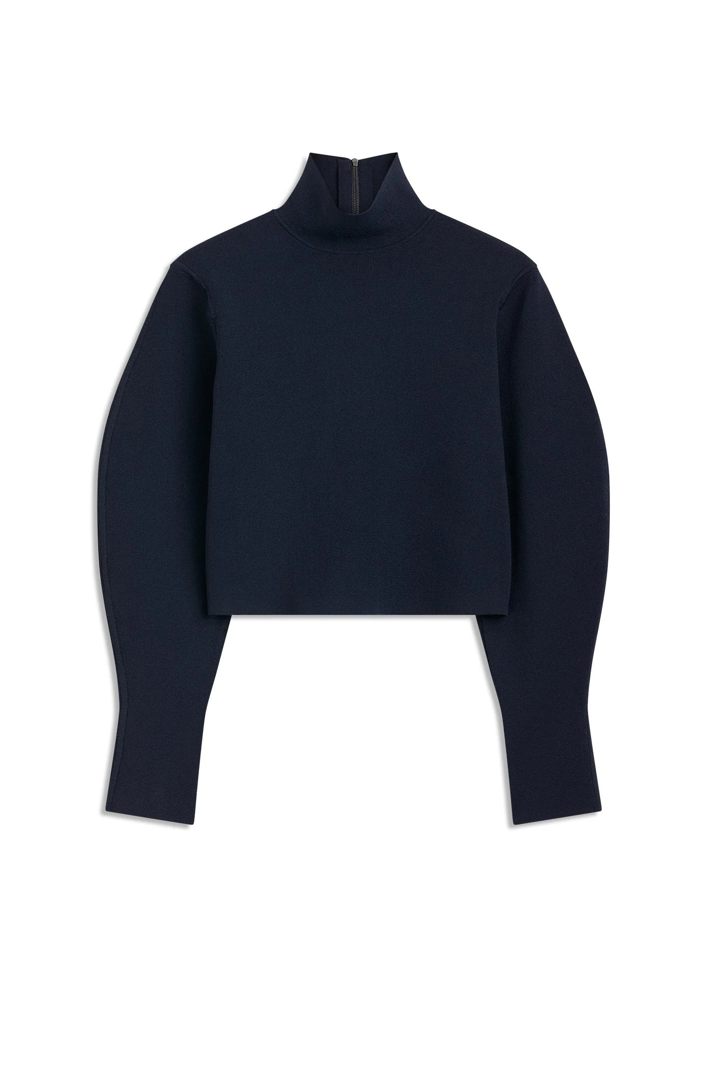 Crepe Knit Cocoon Sleeve Sweater - Navy Blue | Scanlan Theodore US