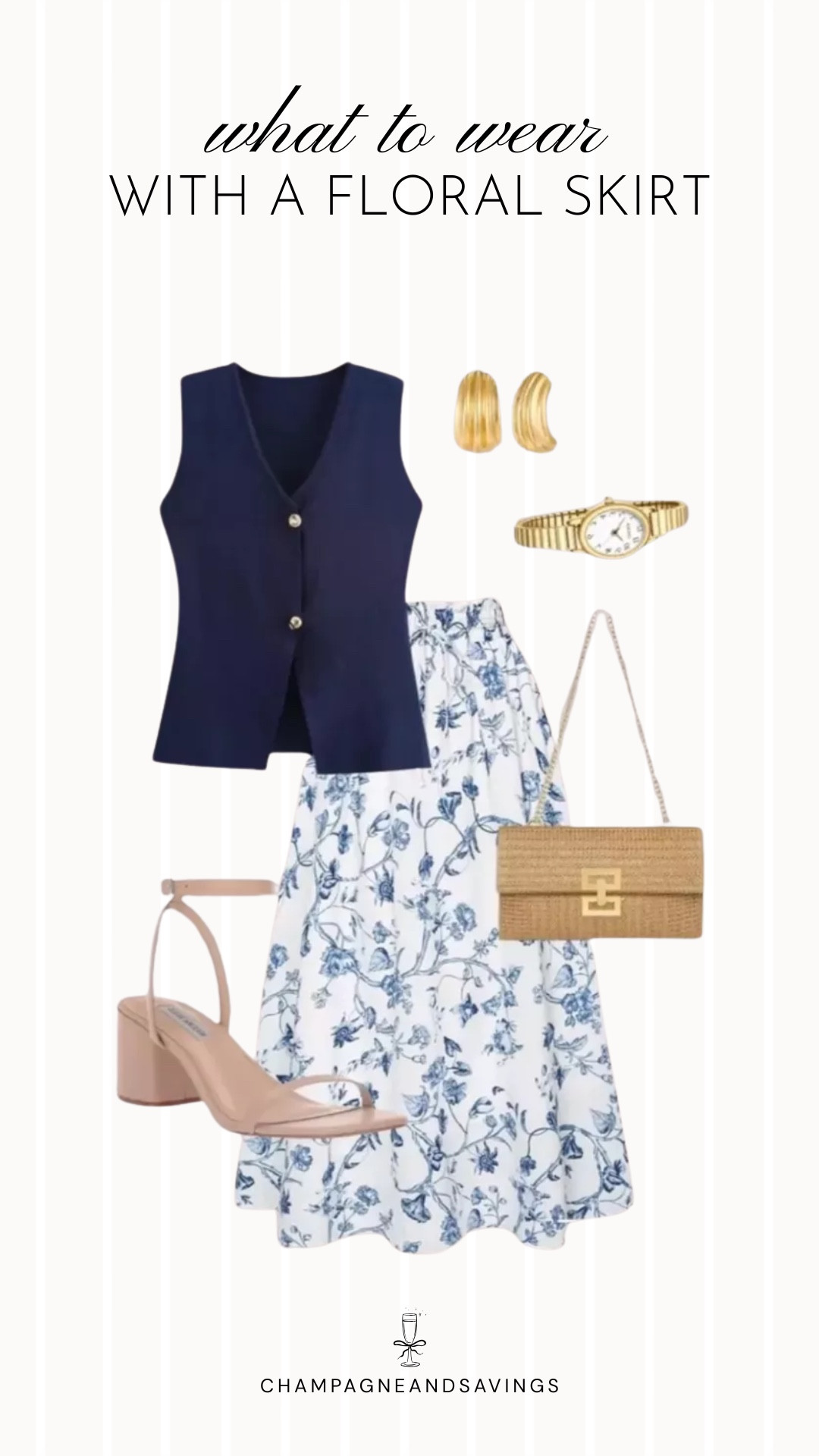 Floral skirt outfitt

#LTKootd
